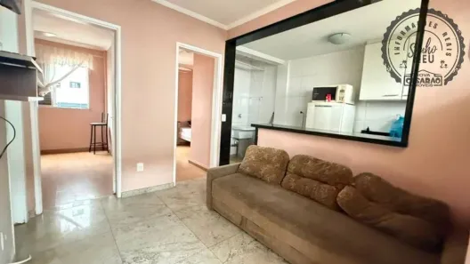 Apartamento com 2 Quartos para alugar, 49m² no Guilhermina, Praia Grande