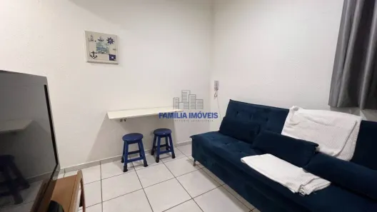 Apartamento com 1 Quarto para alugar, 38m² no Pompéia, Santos