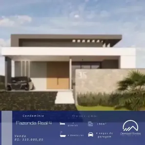 Casa com 4 Quartos à venda, 196m² no Zona de Expansão Urbana Oeste, Macaíba