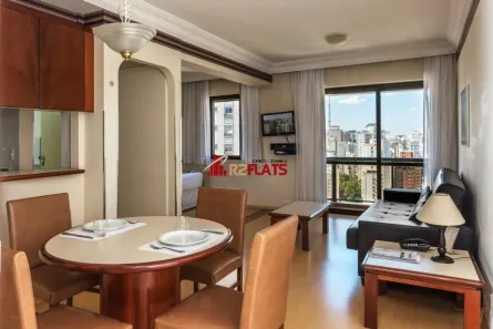 Flat com 1 Quarto à venda, 45m² no Cerqueira César, São Paulo