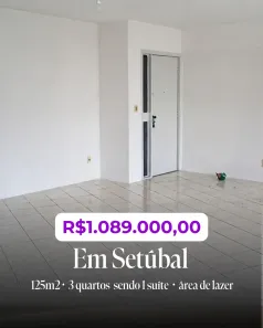 Apartamento com 3 Quartos à venda, 125m² no Boa Viagem, Recife