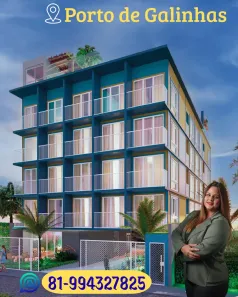 Apartamento com 1 Quarto à venda, 20m² no Porto de Galinhas, Ipojuca