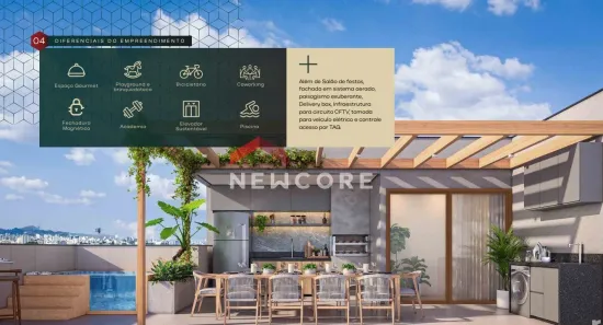 Apartamento com 3 Quartos à venda, 107m² no Coração Eucarístico, Belo Horizonte