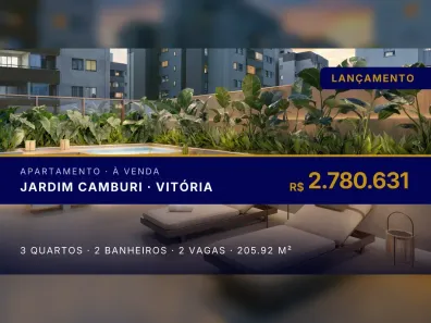 Apartamento com 3 Quartos à venda, 205m² no Jardim Camburi, Vitória