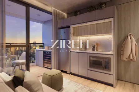 Apartamento com 1 Quarto à venda, 33m² no Centro, Curitiba