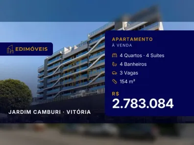Apartamento com 4 Quartos à venda, 154m² no Jardim Camburi, Vitória