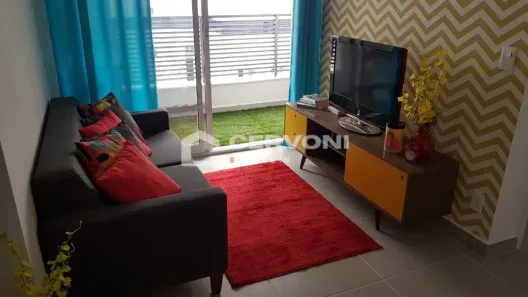 Apartamento com 1 Quarto para alugar, 45m² no Parque Residencial Aquarius, São José dos Campos