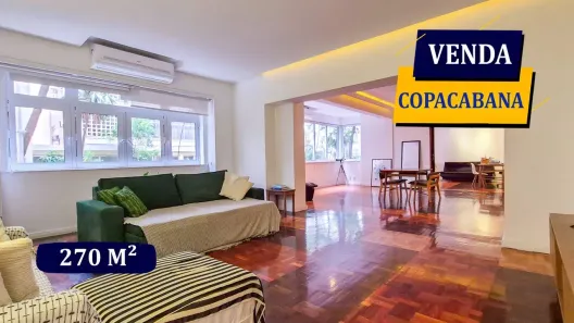 Apartamento com 3 Quartos à venda, 250m² no Copacabana, Rio de Janeiro