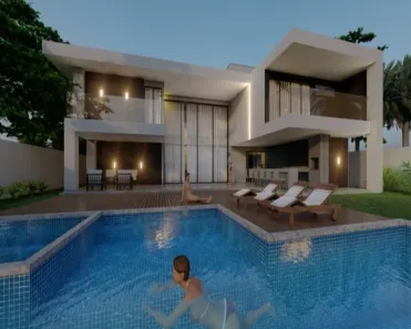Casa de Condomínio com 4 Quartos à venda, 624m² no Busca Vida (Abrantes), Camaçari