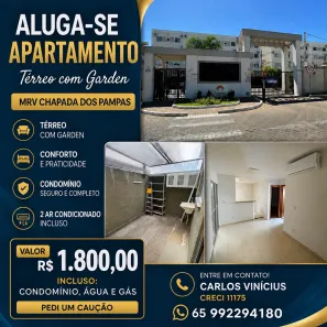 Apartamento com 2 Quartos para alugar, 40m² no Coxipó, Cuiabá