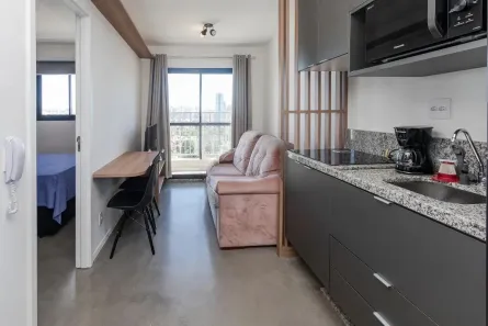 Apartamento com 1 Quarto à venda, 30m² no Santo Amaro, São Paulo