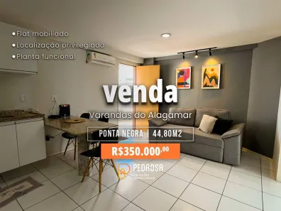 Flat com 1 Quarto à venda, 45m² no Ponta Negra, Natal