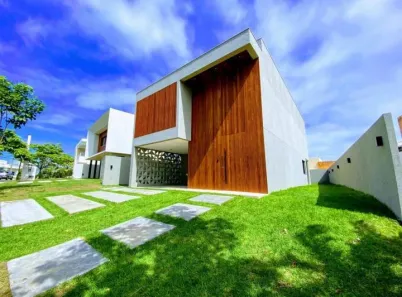 Casa de Condomínio com 4 Quartos à venda, 260m² no Alphaville (Abrantes), Camaçari