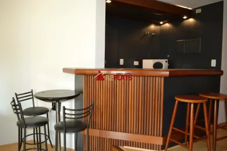 Flat com 1 Quarto à venda, 48m² no Cidade Monções, São Paulo
