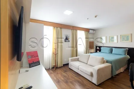 Flat com 1 Quarto para alugar, 25m² no Vila Olímpia, São Paulo