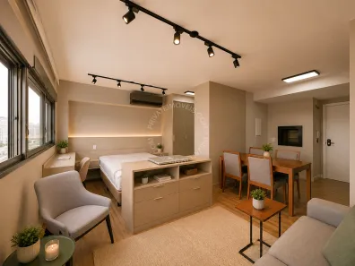 Apartamento com 1 Quarto para alugar, 38m² no Boa Vista, Porto Alegre