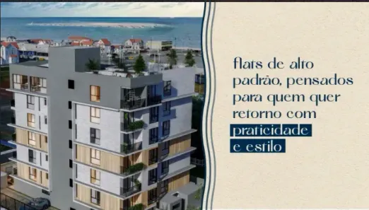 Flat com 1 Quarto à venda, 22m² no Ponta de Campina, Cabedelo