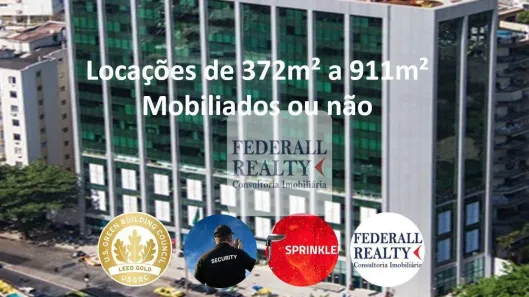 Sala Comercial para alugar, 372m² no Humaitá, Rio de Janeiro
