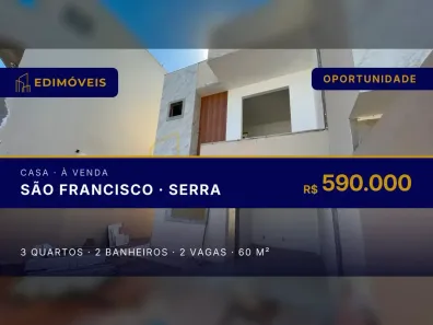 Casa com 3 Quartos à venda, 60m² no São Francisco, Serra