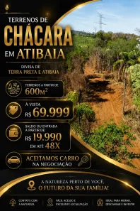 Lote/Terreno à venda, 600m² no Vila Santista, Atibaia