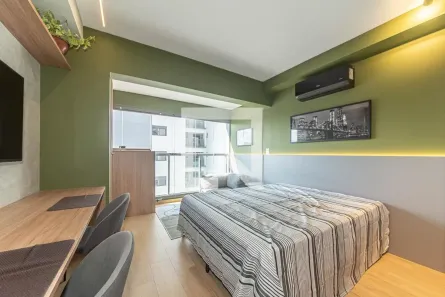 Kitnet com 1 Quarto à venda, 27m² no Santo Amaro, São Paulo