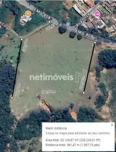 Lote/Terreno à venda, 22000m² no Praia, Contagem