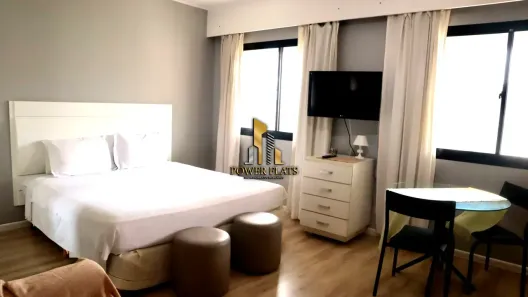 Flat com 1 Quarto para alugar, 26m² no Indianópolis, São Paulo
