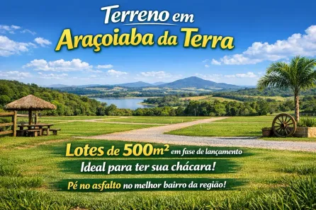 Lote/Terreno à venda, 500m² no Jundiacanga, Araçoiaba da Serra