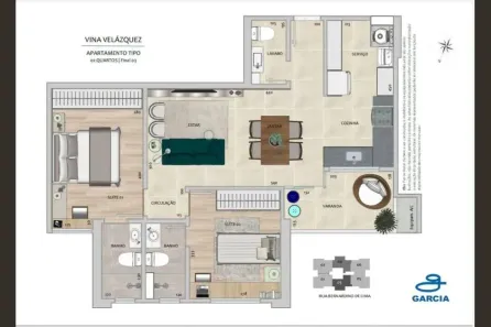 Apartamento com 2 Quartos à venda, 72m² no Gutierrez, Belo Horizonte