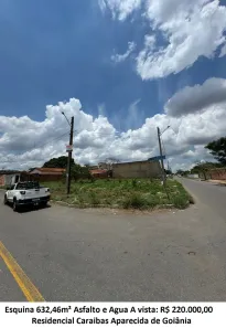 Lote/Terreno à venda, 632m² no Residencial Caraíbas, Aparecida de Goiânia