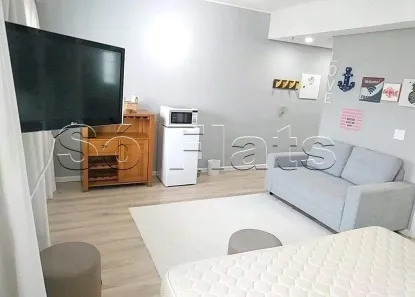 Flat com 1 Quarto para alugar, 26m² no Indianópolis, São Paulo