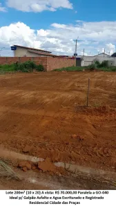 Lote/Terreno à venda, 200m² no Setor Central, Aragoiânia