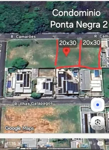 Lote/Terreno à venda, 600m² no Ponta Negra, Manaus