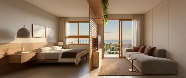 Apartamento com 2 Quartos à venda, 33m² no Tamandaré, Praia de Tamandaré
