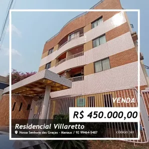 Apartamento com 2 Quartos à venda, 70m² no Nossa Senhora das Graças, Manaus