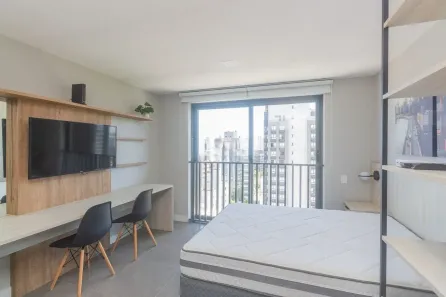 Apartamento com 1 Quarto para alugar, 24m² no Auxiliadora, Porto Alegre