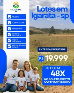 Lote/Terreno à venda, 600m² no , Igaratá