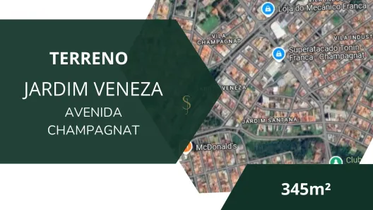 Lote/Terreno à venda, 345m² no Jardim Veneza, Franca