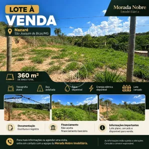 Lote/Terreno à venda, 360m² no Nazaré, São Joaquim de Bicas