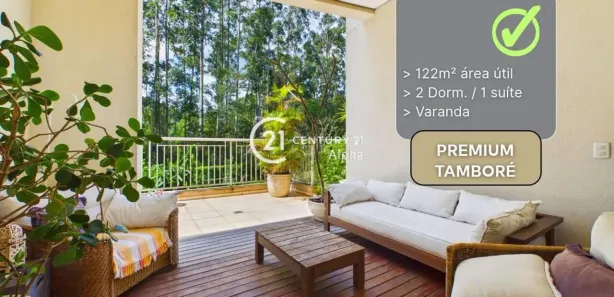 Apartamento com 2 Quartos à venda, 122m² no Tamboré, Santana de Parnaíba