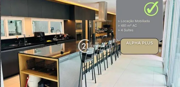 Casa de Condomínio com 4 Quartos para alugar, 481m² no Alphaville Residencial Plus, Barueri