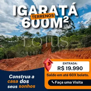 Lote/Terreno à venda, 600m² no Batatuba, Piracaia