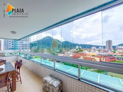 Apartamento com 3 Quartos para alugar, 118m² no Canto do Forte, Praia Grande