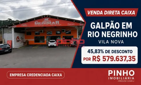 Galpão/Depósito/Armazém à venda, 420m² no Vila Nova, Rio Negrinho
