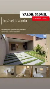 Casa com 2 Quartos à venda, 100m² no Setor Colonial Sul, Aparecida de Goiânia