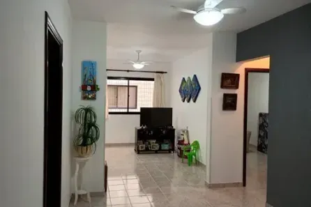 Apartamento com 2 Quartos para alugar, 70m² no Canto do Forte, Praia Grande
