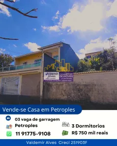Casa com 3 Quartos à venda, 150m² no Colônia, Ribeirão Pires