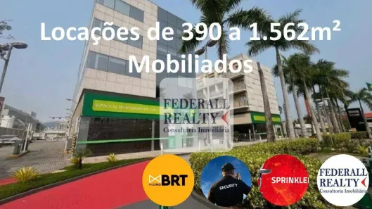 Sala Comercial para alugar, 391m² no Barra da Tijuca, Rio de Janeiro
