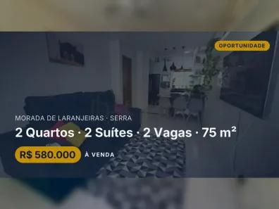 Casa com 2 Quartos à venda, 75m² no Morada de Laranjeiras, Serra