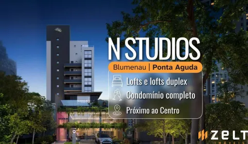 Apartamento com 1 Quarto à venda, 31m² no Ponta Aguda, Blumenau